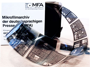 The duplicate of the microfilm archive films